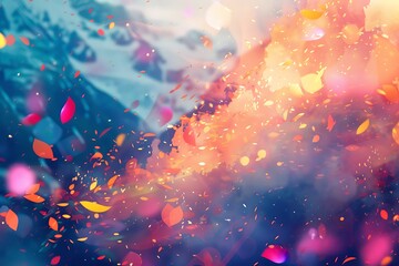 Poster - Abstract Autumnal Background
