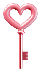 Poster - PNG Key symbol heart heart shape.