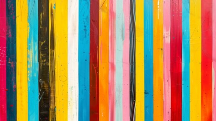 Poster - Bold, vibrant stripes with dynamic designs bring energy and visual excitement to any setting.
