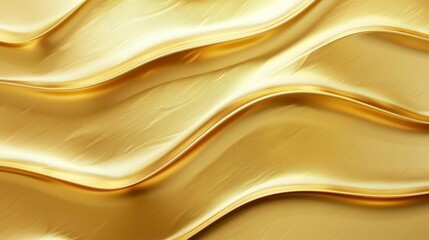 Poster - An abstract gold background with gradients and shadows is used for designs in decoration patterns, patterns, and artwork