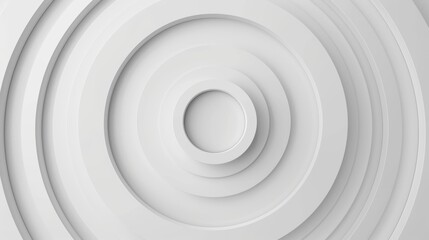 Poster - A simple 3D render illustration showing abstract rings for a business presentation. Surface texture showing radial bright patterns.