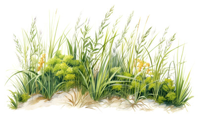 Wall Mural - PNG Outdoors flower plant grass.