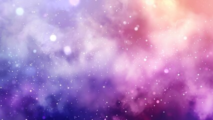 Wall Mural - purple watercolor galaxy background