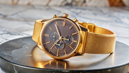 a luxury gold watch