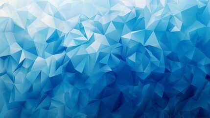 Wall Mural - A light-themed geometric abstract background featuring a series of blue polygons. The design is modern and clean, perfect for technology or digital media projects.