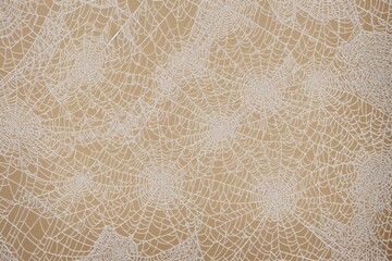 Paraguay nanduti lace inspired delicate spider web pattern wallpaper