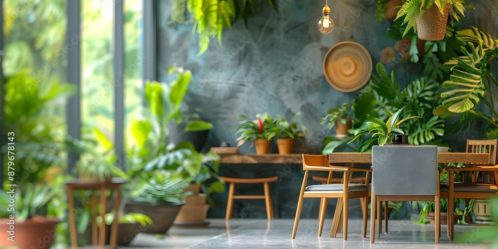 Photo inspiration: Visual Reference: Ilustración De Stock Designing Living Spaces With Biophilia To