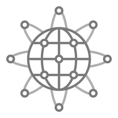 Sticker - Network hub Icon