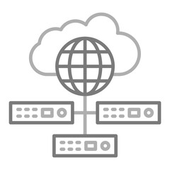 Wall Mural - Network server Icon