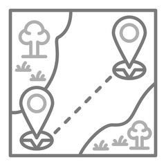 Poster - Map Icon