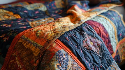 Poster - Quilts add tradition, warmth, and timeless charm to home decor, enhancing aesthetic appeal and comfort.