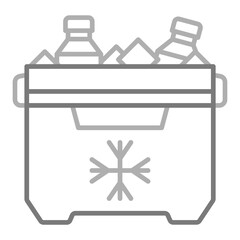 Canvas Print - Portable fridge Icon