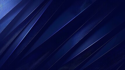 Dynamic abstract vector background with diagonal lines that is bright navy blue in color. 2020's trendy yet classic color. 3D banner cover for a business presentation intended for a nighttime sale eve