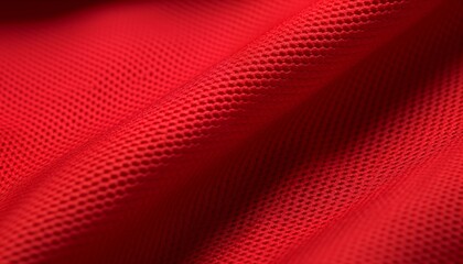 Wall Mural - red fabric texture