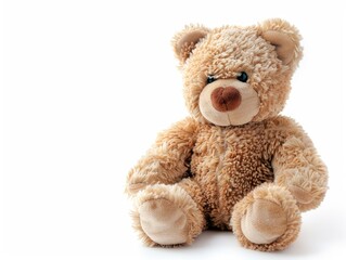 Wall Mural - teddy bear isolated on white