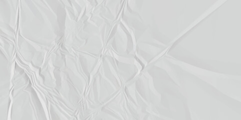 Wall Mural - White crumpled paper texture . White wrinkled paper texture. White paper texture . White crumpled and top view textures can be used for background of text or any contents.