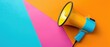 © muhamad - marketing and advertising concept illustration featuring a megaphone on a colorful background ideal for promotional and publicity materials