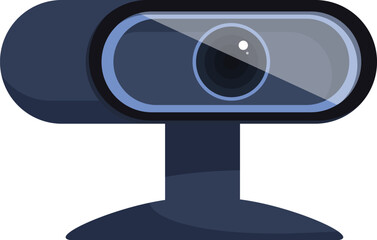 Poster - Sleek and modern webcam is shown, ready to facilitate clear and engaging video communication