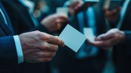 Poster - Business cards for virtual networking: How can professionals use business cards effectively in virtual networking environments