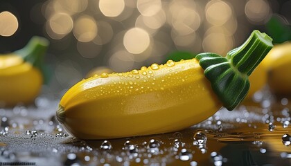 Canvas Print - yellow zucchini