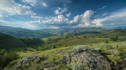 Sticker - Mountain Range Landscape