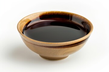 Poster - Soy sauce bowl on white surface