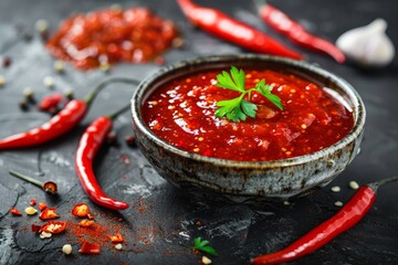 Sticker - Spicy Sriracha in a Bowl