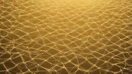 A splendid view made of a golden colour net