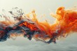© Chanwit - Ink in Water letters formed ink dispersing flowing effect