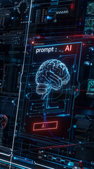 Prompt engineering for Artificial Intelligence is used to generate virtual objects using commands entered as prompts into a computer interface