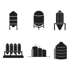 Sticker - silo icon