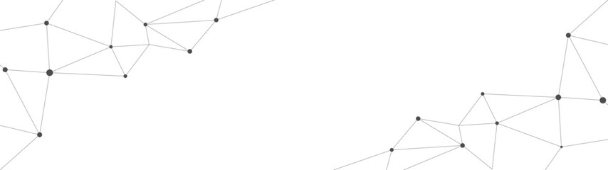 Aufkleber - Abstract technology background. Plexus mesh backdrop. Vector