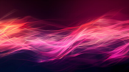 Fototapete - Bright pink abstract lines modern minimalist background