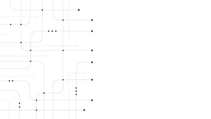 Poster - Abstract digital background. Technology background with crossed lines and dots.