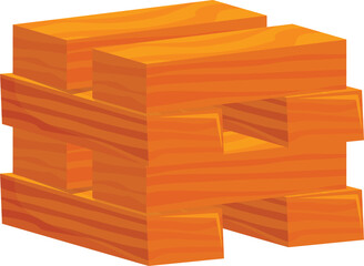Poster - Sturdy foundation built with precision, showcasing the strength and reliability of timber construction