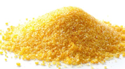 Poster - A pile of sugar sits on a white surface, waiting to be used in baking or cooking
