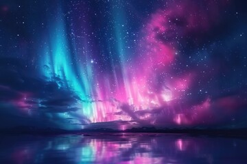 Aufkleber - A bright night sky filled with stars