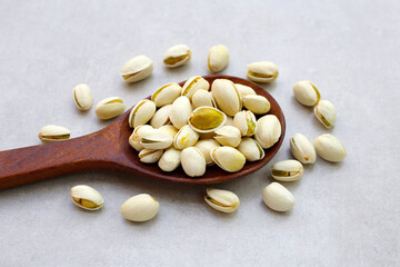 Wall Mural - Roasted salted pistachios, delicious snack