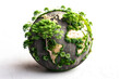© ClaudiaMoya - Green planet. Renewable energy. Environment day