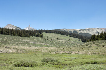 Wall Mural - “Lizard Head” peak, 13,119’, as seen from Colorado’s San Juan Scenic and Historic Skyway in June