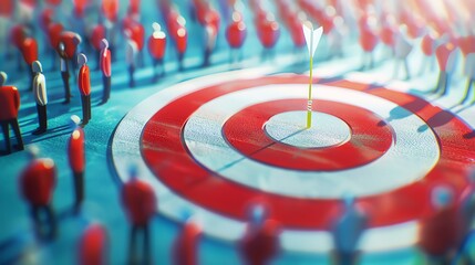 Aufkleber - Target Audience Concept.
