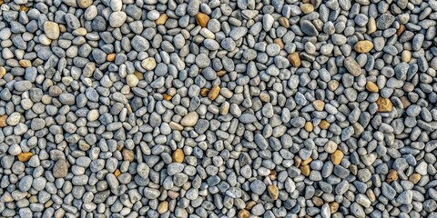 Gray gravel pattern with small pebble road stones, textured background, gravel, pattern