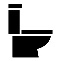 Poster - toilet icon 