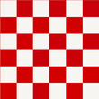 © Phichitpon - Seamless red and white checker or chess board