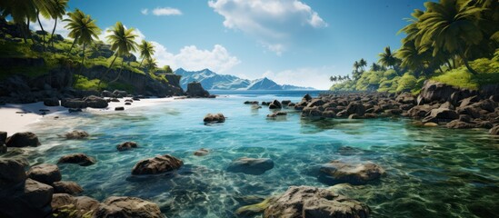 Wall Mural - Tropical Islands Beach landscape