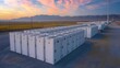 © atipong - Battery energy storage system (BESS) at the facility enabling efficient energy management.