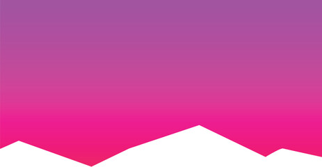 Poster - Abstract background featuring a vibrant pink and purple gradient forming a striking mountain silhouette