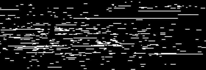 Poster - TV static noise texture. Glitch vhs pixel noise wallpaper. Bad interference signal concept. Random rippled video tape background. Image distortion distressed backdrop effect. Vector 