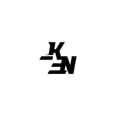 Wall Mural - sporty style esport monogram initial letter boldand cool concept KN