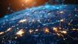 © vanzerim - Global Network Connections: Earth at Night
